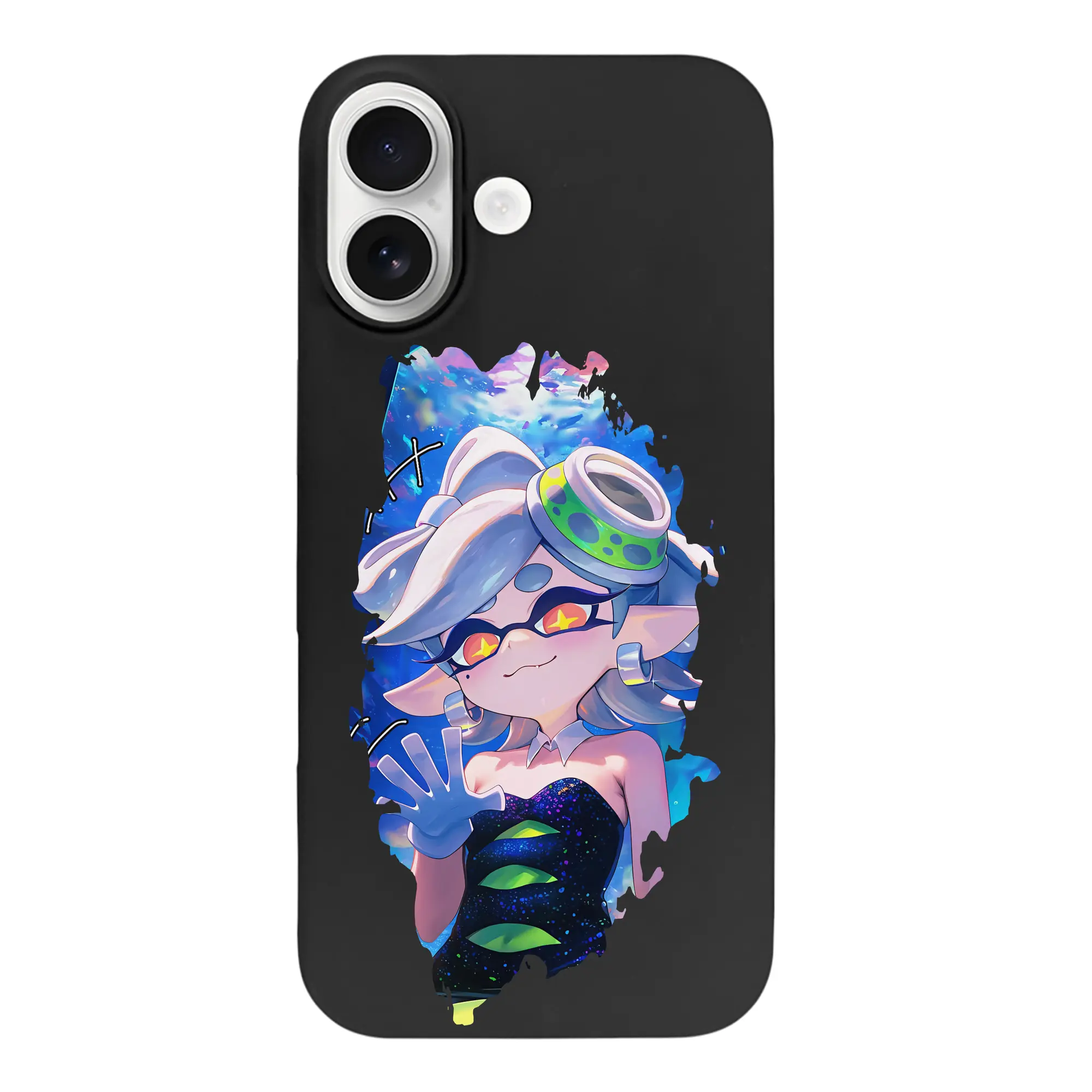 スプラトゥーン グッズ,シオカラーズ ホタル - iPhone 17 シリーズ シリコンケース 薄型 耐衝撃 指紋防止 ソフトタッチカバー 精密フィット 傷防止 保護ケース iPhone 17/17 Air/17 Pro/17 Pro Max 対応